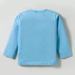 Tango Single Jersey Knit Full Sleeves Front Open Jhablas With Animal Print Pack of 2 - Yellow & Light Blue image 5