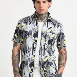 MARTIN SMITH Men Comfort Printed Cotton Casual Shirt-picture-32