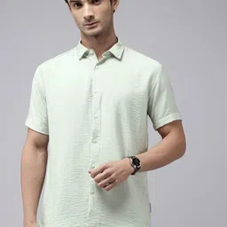 Van Heusen Crushed Slim Fit Casual Shirt-image-75