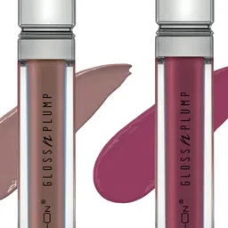 ME-ON Gloss & Plump Set Of 2 Lip Gloss - 3ml Each - Shade 08-Shade 12 image 2