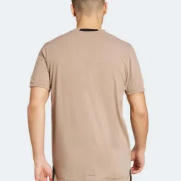 Adidas Brown Slim Fit Printed Sports T-Shirt image 2