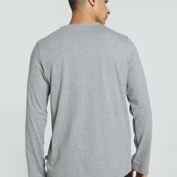 Puma Grey Cotton Regular Fit T-Shirt image 2