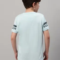 Cantabil Boys Blue Graphic Print T-Shirt image 2