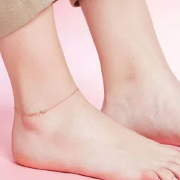 Zavya 92.5 Sterling Silver Flexible Anklets for Women image 2