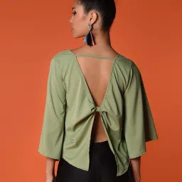 chimpaaanzee Chimpanzee Olive Regular Fit Top image 2