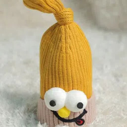 TIPY TIPY TAP Kids Self Design Woollen & Cotton Beanie Cap image 3