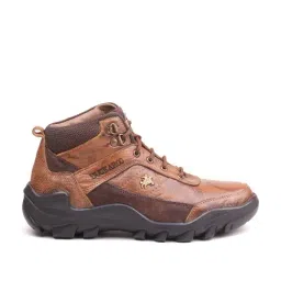 Buckaroo Men's ALPINO Tan Biker Boots-image-62