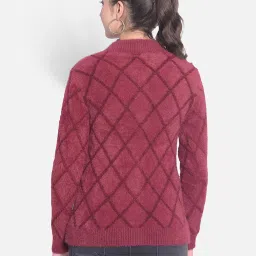 Crimsoune Club Wine Embellished Cardigan image 2