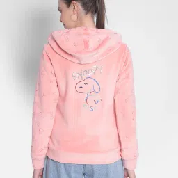 Crimsoune Club Peach Printed Hoodie image 2