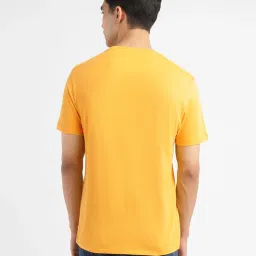Levi's Yellow Cotton Slim Fit T-Shirt image 2