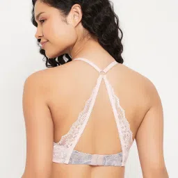 Clovia Off White Printed Half Coverage Push-Up Bra image 2
