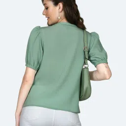 Zink London Green Regular Fit Top image 2