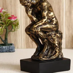 eCraftIndia Assorted Gold Rakhi with Man Showpiece image 2