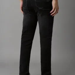 Louis Philippe Black Cotton Slim Fit Jeans image 2