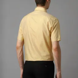 Louis Philippe Yellow Regular Fit Shirt image 2