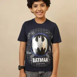 Kidsville Boys Navy Blue Cotton Printed T-Shirt-image-54