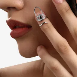 Sohi Gold-Plated Statement Nail Ring image 2