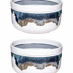 Servewell Multicolor Melamine Serving Cessroll with lid - Set of 2 image 2