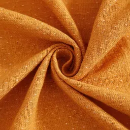 Fabindia Home Enakshi Yellow Cotton 5 ft Window Curtain image 2