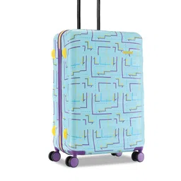 Nasher Miles Set Of 3 Printed Hard-Sided Trolley Suitcases-228.0L image 3
