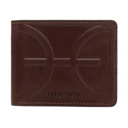 Hidesign Tan TIMBUKTOO W2 Textured Medium Leather Bi Fold Wallet image 2