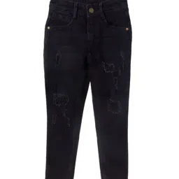 Cub McPaws Kids Black Distressed Jeans-picture-41