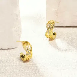 Accessorize London Gold-Plated Hoop Earrings-image-40