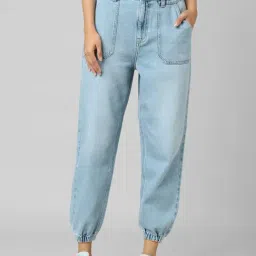 Only Blue Cotton High Rise Jeans-picture-45