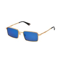 Police SPLL85K54249BSG Blue UV Protected Rectangular Sunglasses for Men-picture-36