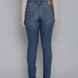 Levi's 711 Blue Skinny Fit Mid Rise Jeans image 2