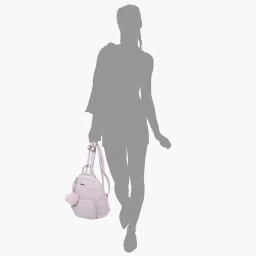 Ginger by Lifestyle Purple Synthetic Medium Backpack image 2