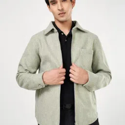 Byford By Pantaloons Olive Regular Fit Jacket image 4