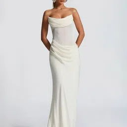 Bee Boe Women Striped Bodycon Maxi Dress-image-42