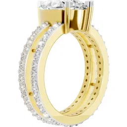 Sparkles Lab Grown Diamond 14k (585) Yellow Gold Ring for Women image 2