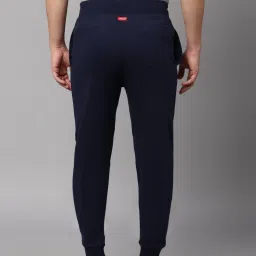 Beverly Hills Polo Club Navy Regular Fit Cotton Joggers image 2