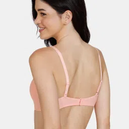 Zivame Pink Full Coverage Wireless T-Shirt Bra image 2