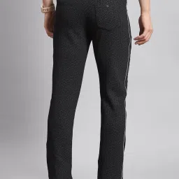 Monte Carlo Black Regular Fit Printed Trackpants image 2