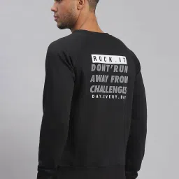 Rock.it Black Regular Fit Sweatshirt image 2