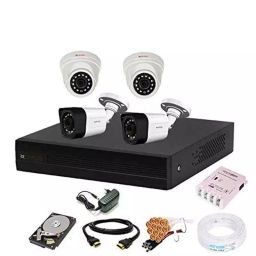CP Plus 2.4MP 4 Pcs White and Black Outdoor and Indoor Camera 4 Channel DVR and Hard Disk Kit with All Accessories 4CHDVR-2B-2D-09-picture-37