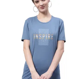 Vimal Jonney Mint & Blue Cotton Graphic Print T-Shirt (Pack Of 2) image 2