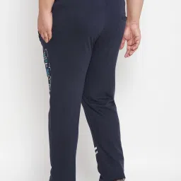 Bigbanana Navy Blue Cotton Regular Fit Printed Trackpants image 2