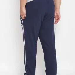 Bigbanana Navy Cotton Regular Fit Printed Trackpants image 2