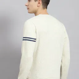 Monte Carlo Ecru Pink Regular Fit Printed Sweatshirt image 2