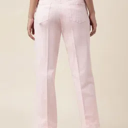 Fabindia Pink Cotton Mid Rise Pants image 2