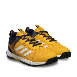 Adidas Men's MILYENL TENNIS STAR Gold Tennis Shoes image 2