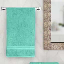 Raymond Home Forever Teal 350 GSM Cotton Bath Towel image 2