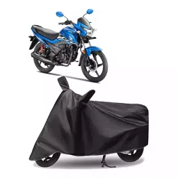 Auto Pearl Polyester Two Wheeler Cover for Honda Livo BS6 (Grey)-picture-24