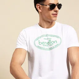 United Colors of Benetton Typography Printed Regular Fit T-shirt-image-76