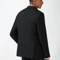 Peter England Black Slim Fit Blazer image 2