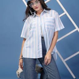 Style Quotient Blue Stripes Shirt-picture-0